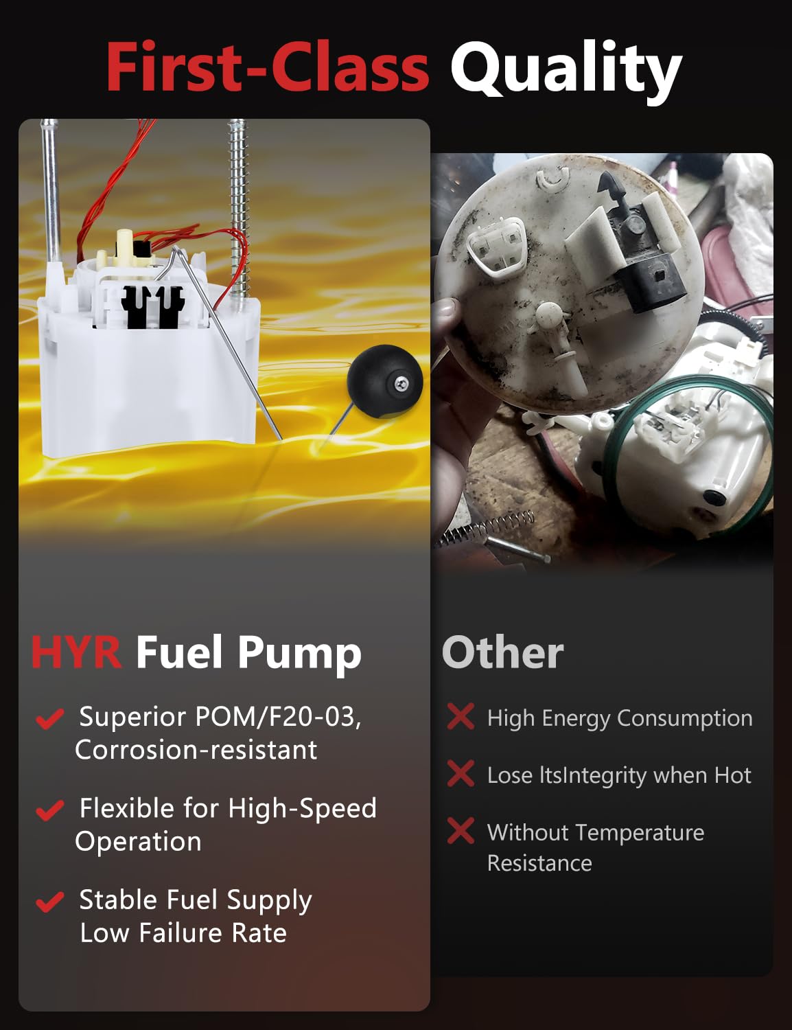 HYR E3768M packaging and part label showing clear part number identification