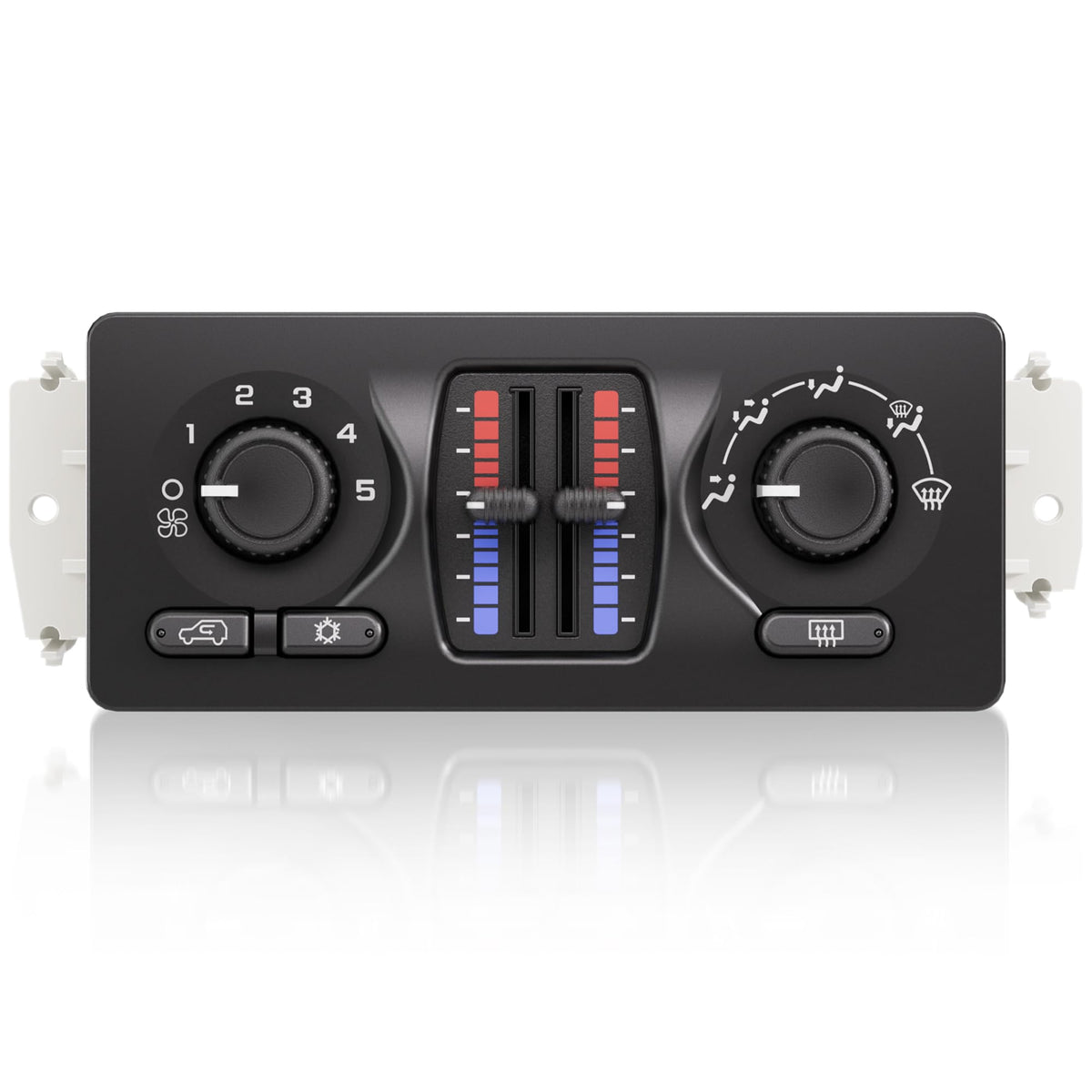 HYR front panel overview showing clear controls and quick replacement benefit
