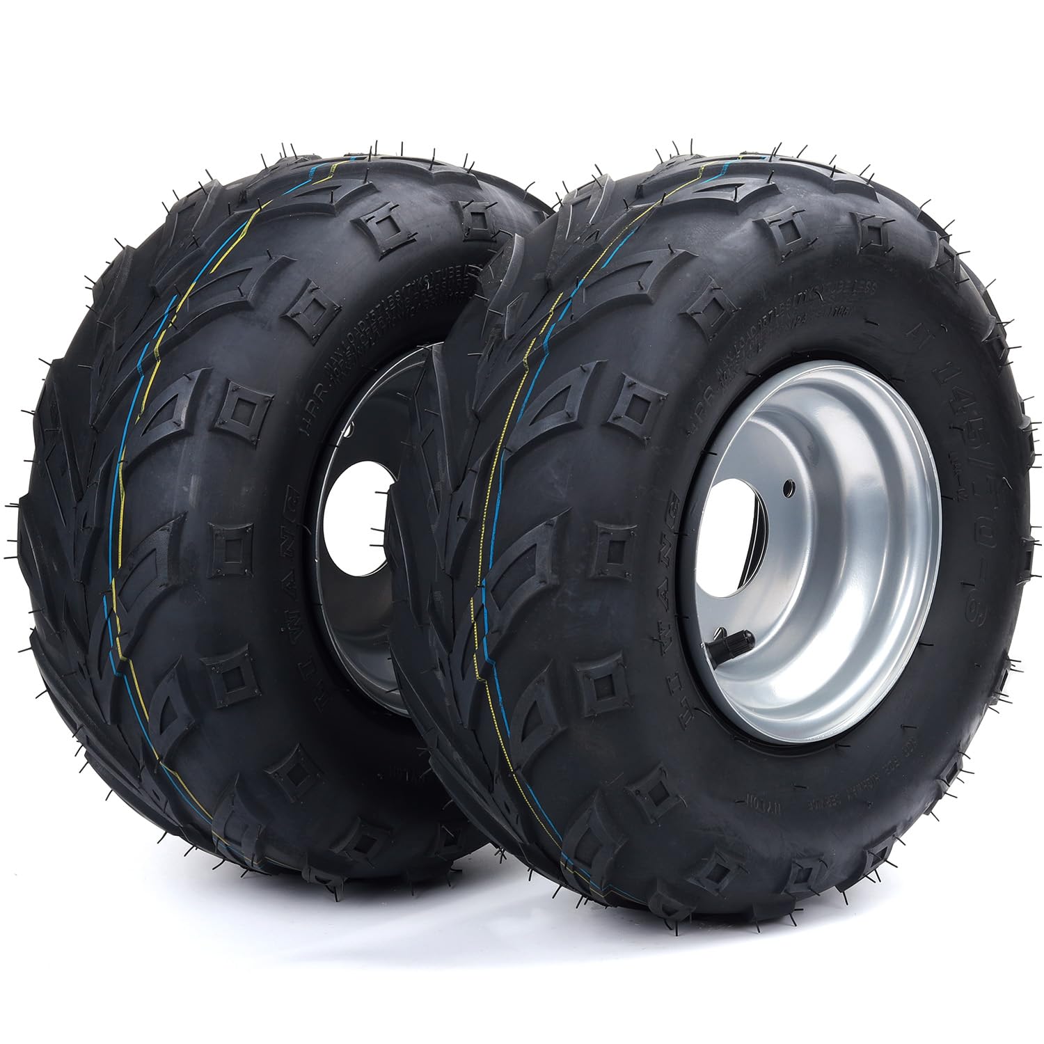 Hyssk front assembled wheel showing tire and rim, durable fit