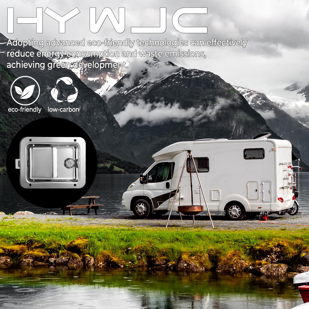 HYWJC gasket and rear view illustrating waterproof sealing and hardware