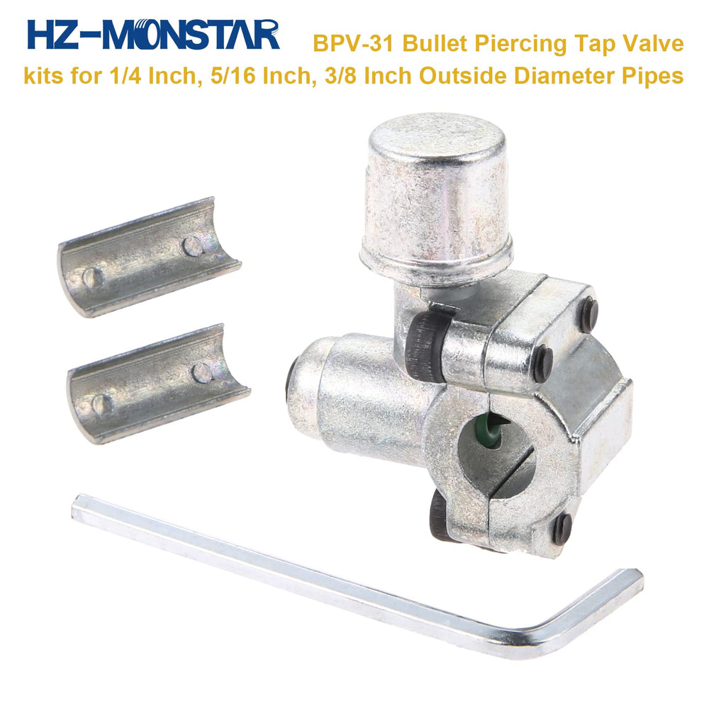 HZ-MONSTAR five access valves grouped to show ports and fittings