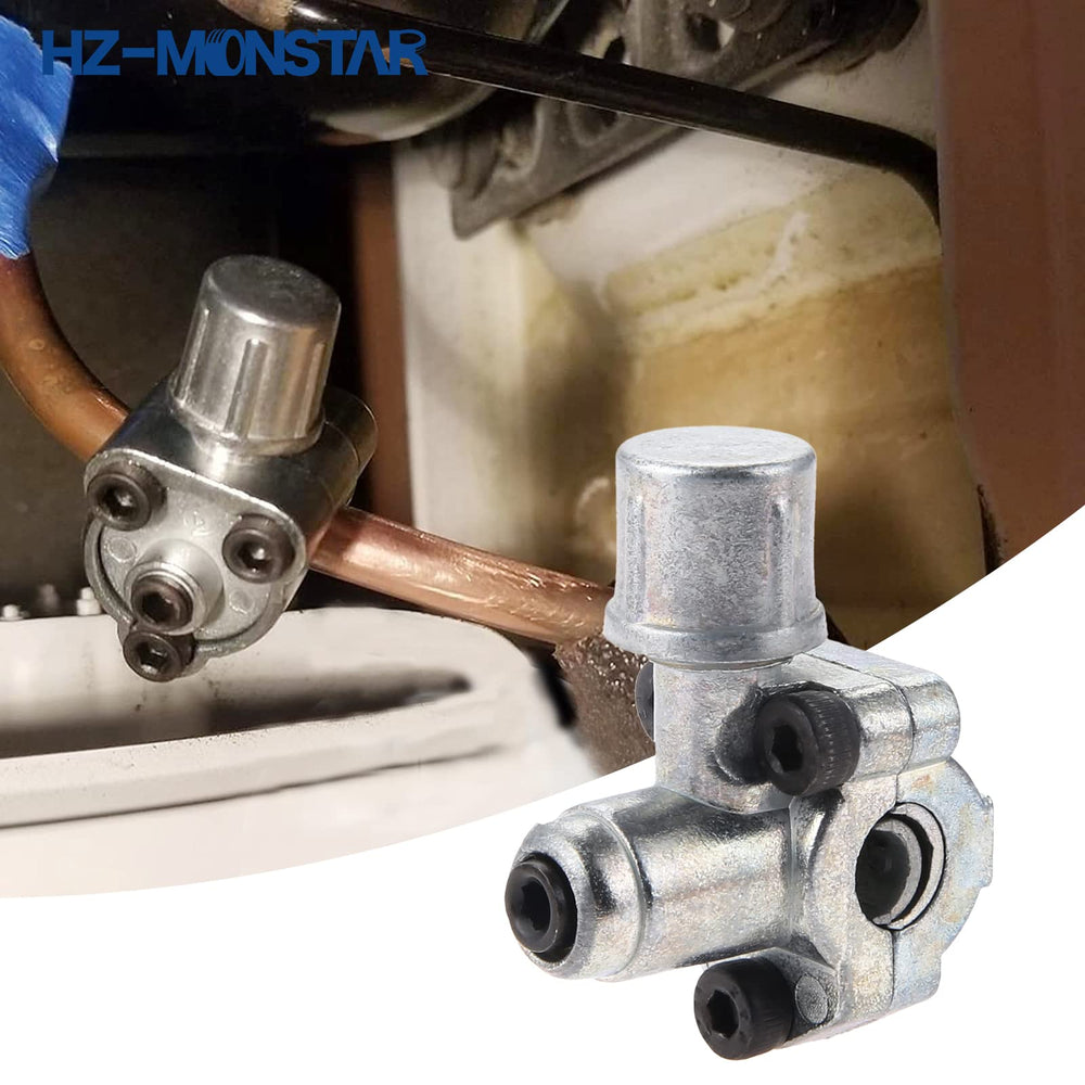 HZ-MONSTAR valve installed on tubing demonstrating compact fit