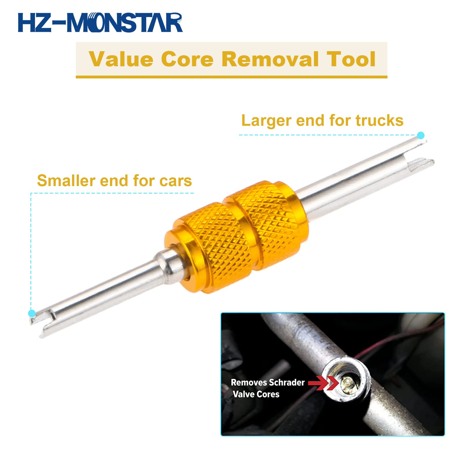 HZ-MONSTAR technician using valve for fast service and charging