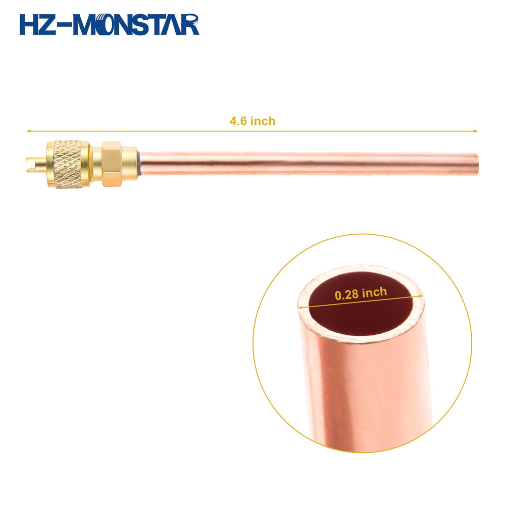 HZ-MONSTAR valves beside ruler for scale confirming compact size
