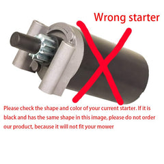 HZ starter label and part numbers showing compatibility reassurance