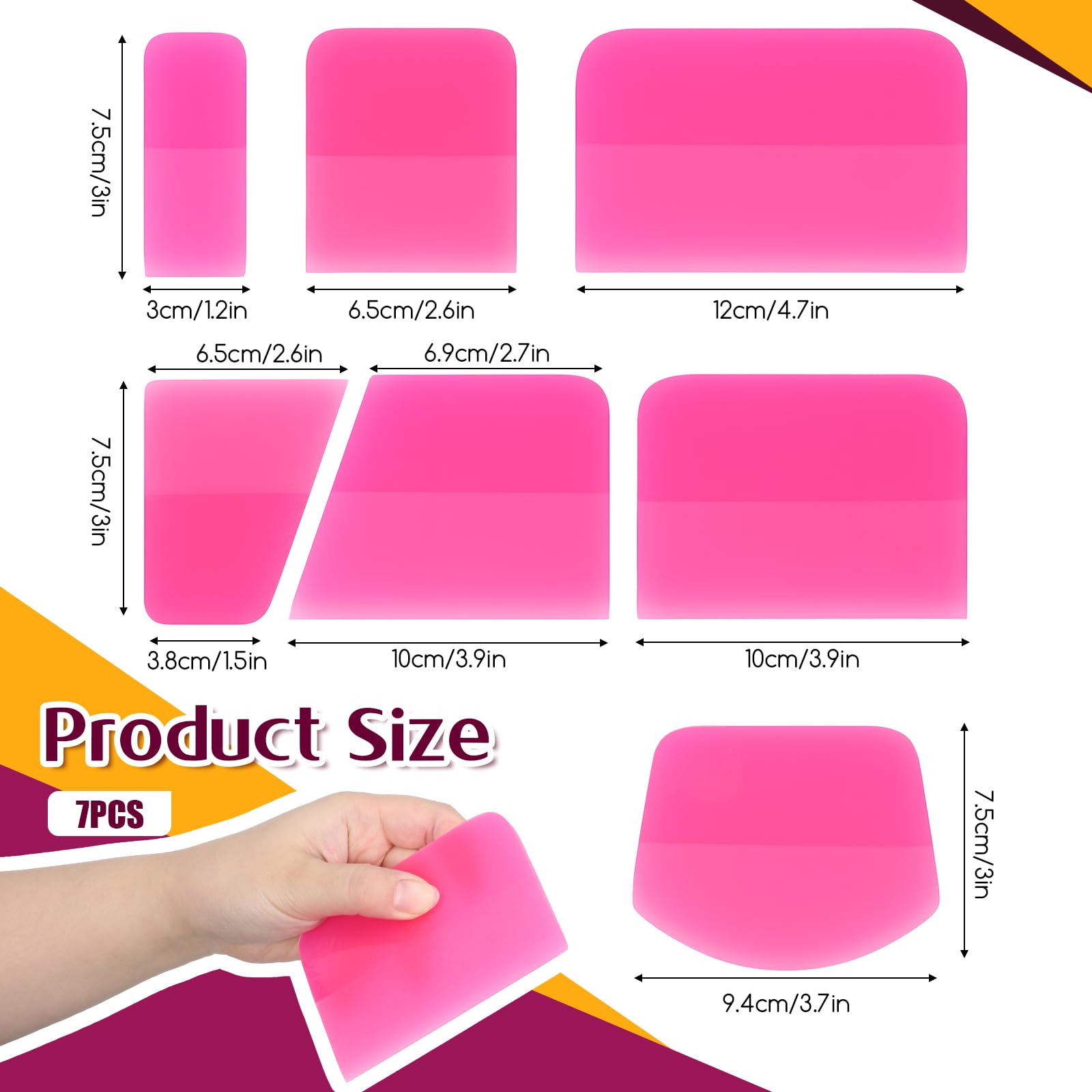 IANFAN soft TPU texture close-up highlighting scratch-free surface for paint protection