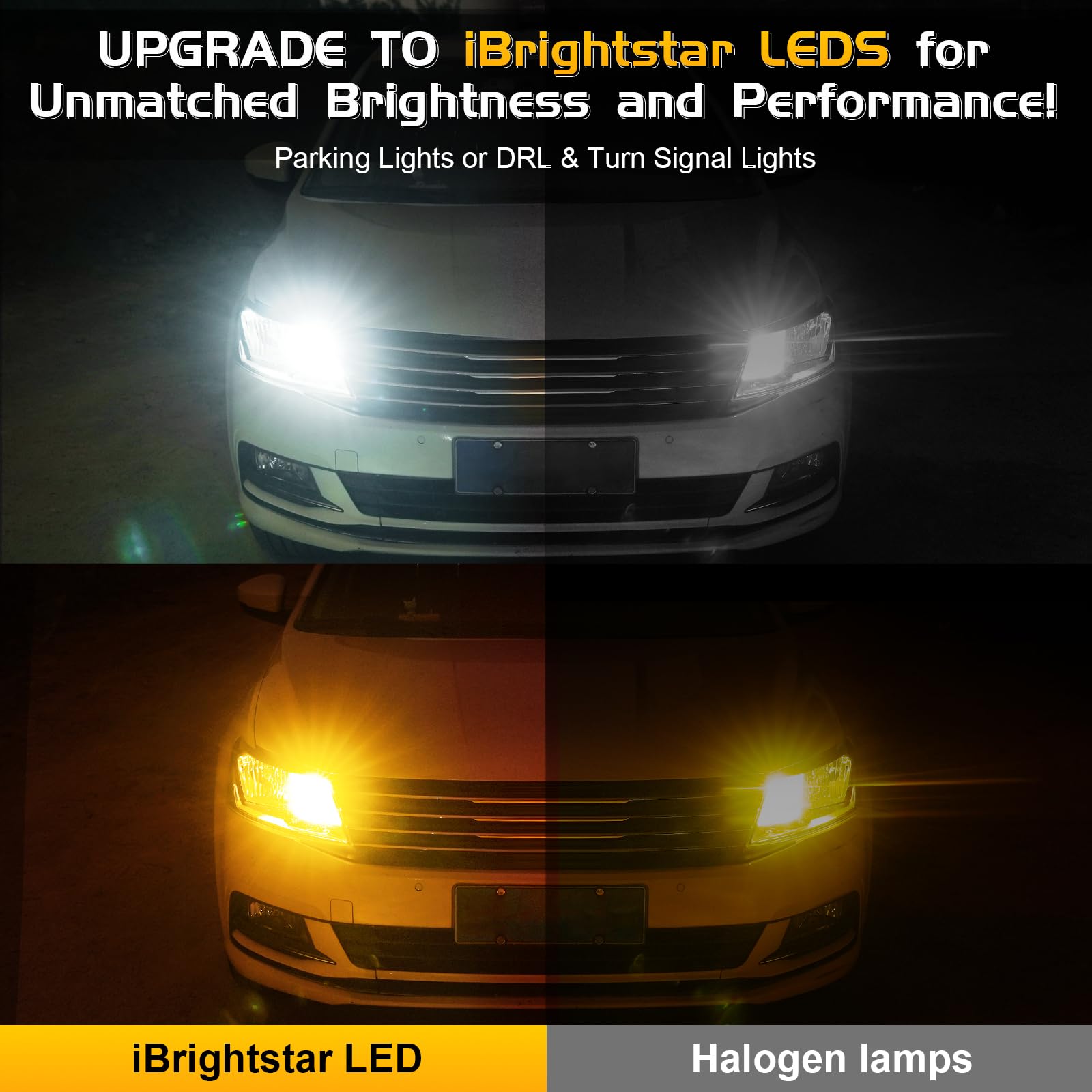 iBrightstar detail of white and amber LED chip arrays delivering high brightness