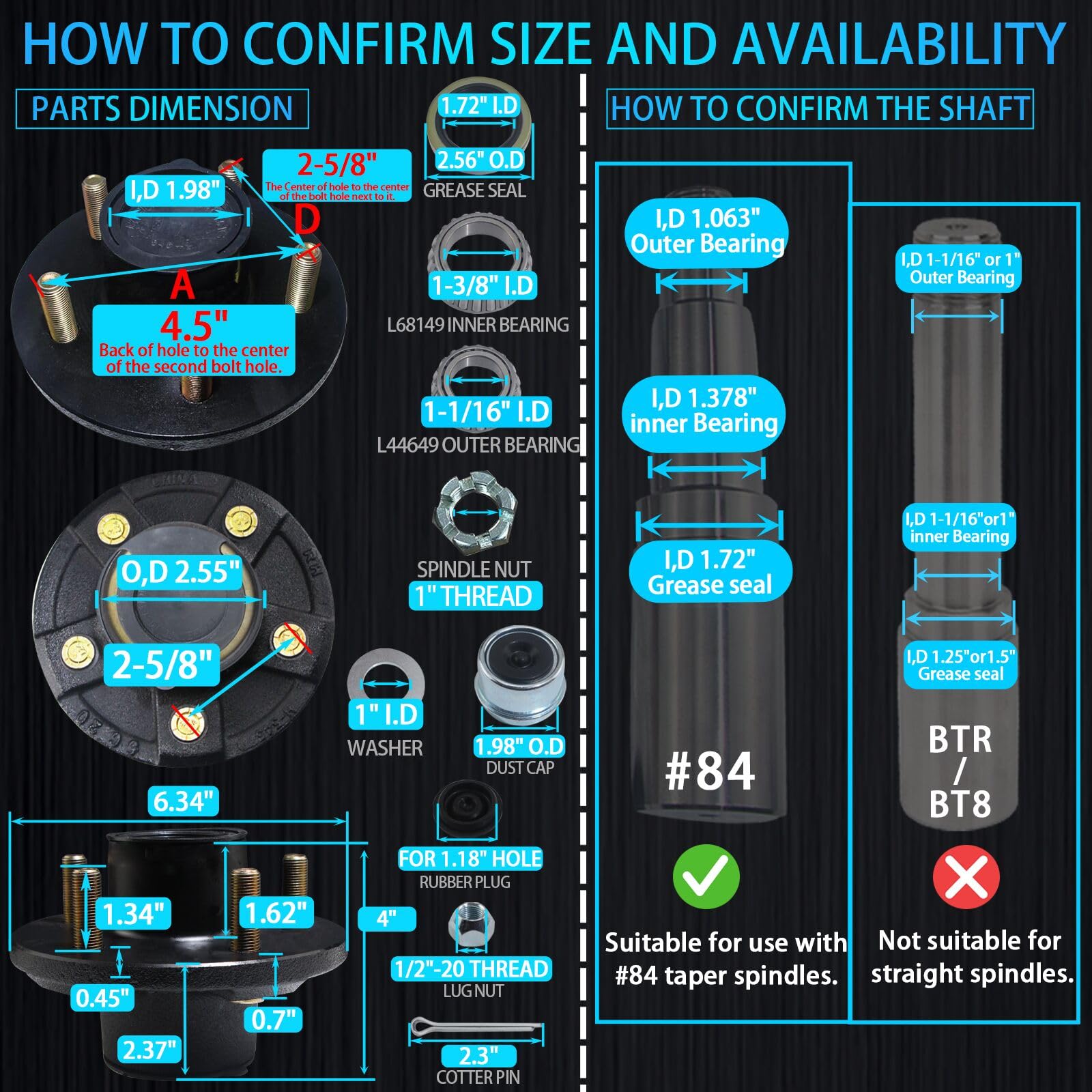 iBroPrat bearing closeup L44649 and L68149 showing precision fit