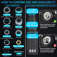 iBroPrat close-up of L68149 and L44649 bearings and races highlighting precision fit and durability