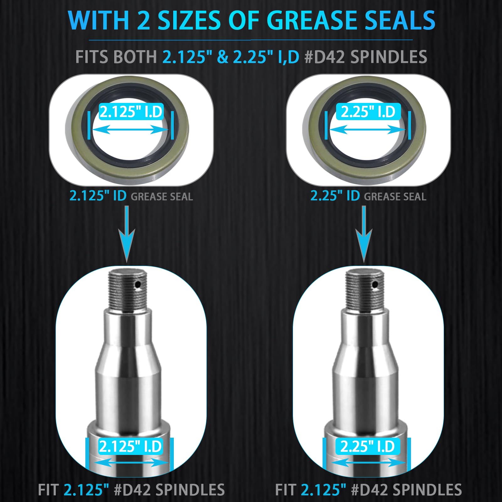 iBroPrat dust cap and rubber plugs detail showing protective fit and corrosion resistance