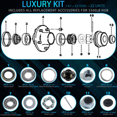 iBroPrat kit components laid out for a full ready-to-install solution