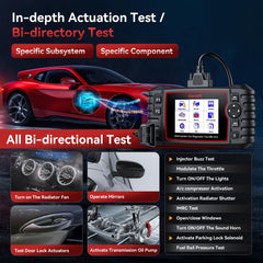 iCarsoft MB V3.0 rear ports and connectors demonstrating quick vehicle hookup