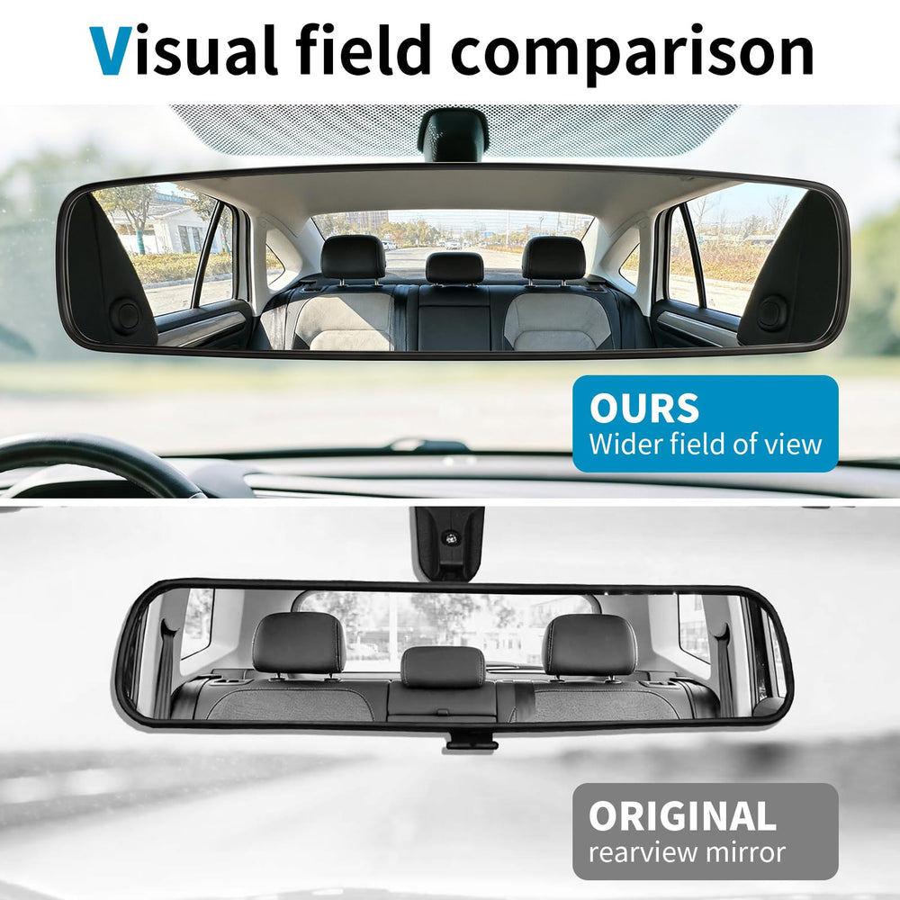 ICHEPLUS side profile highlighting mirror curvature for wider rear field of view