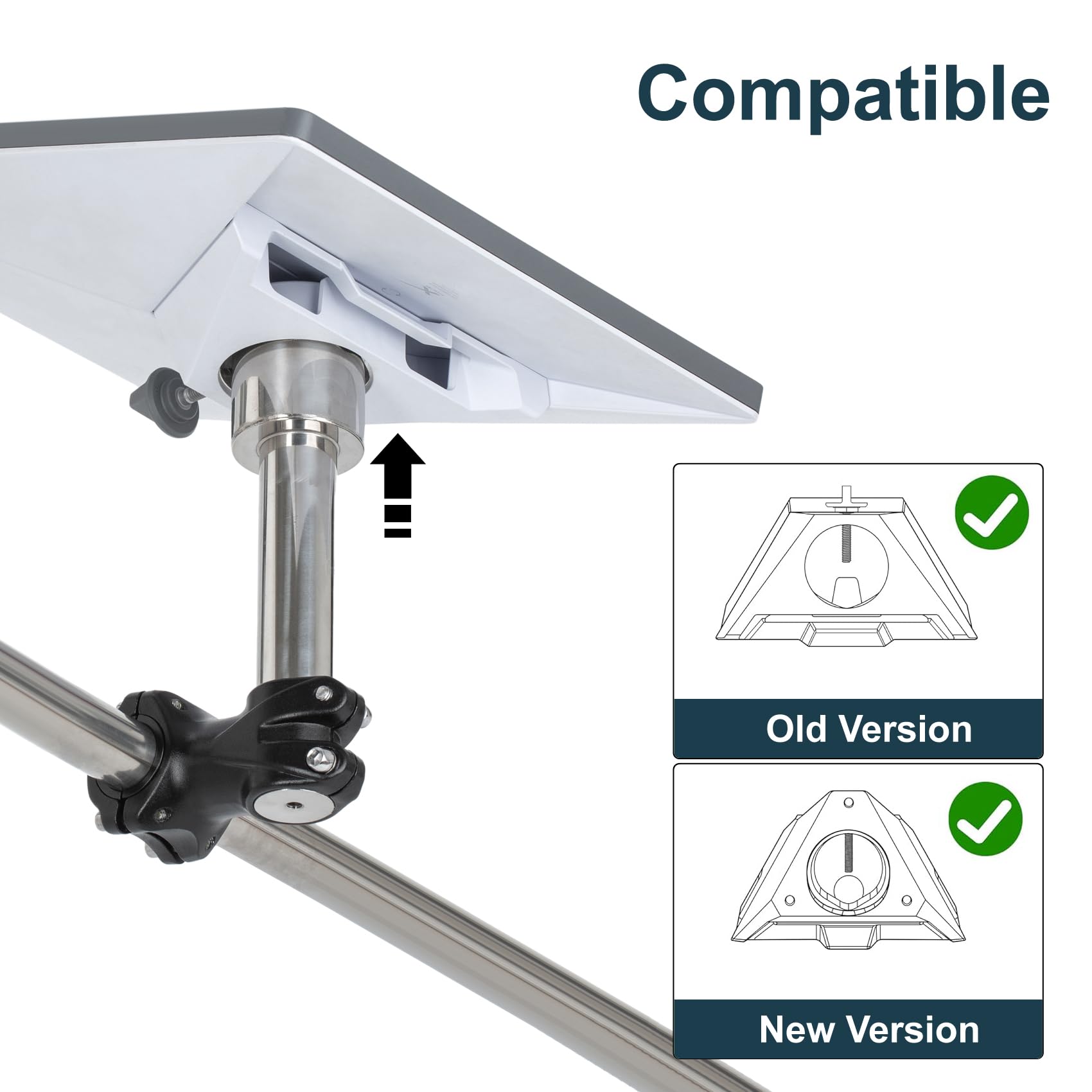icilvnx aluminum alloy clamp detail showing dual-screw grip for secure hold benefit