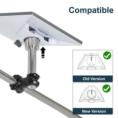 icilvnx aluminum alloy clamp detail showing dual-screw grip for secure hold benefit