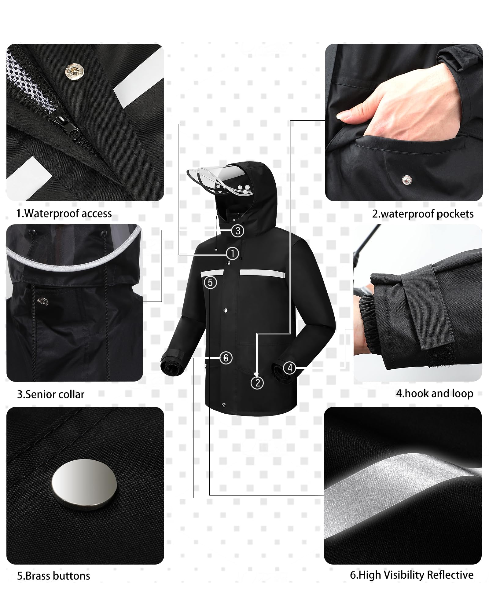 iCreek taped seams and double-seal zipper closeup providing leakproof benefit