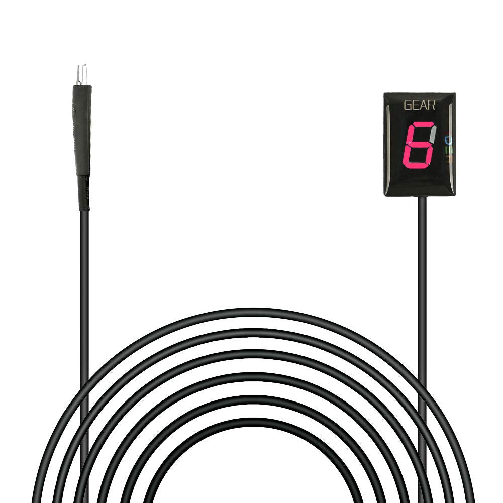 Idea front view of gear indicator shows compact design and easy visibility