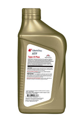 Idemitsu ATF Type H-Plus label close-up highlighting specifications and compatibility benefit