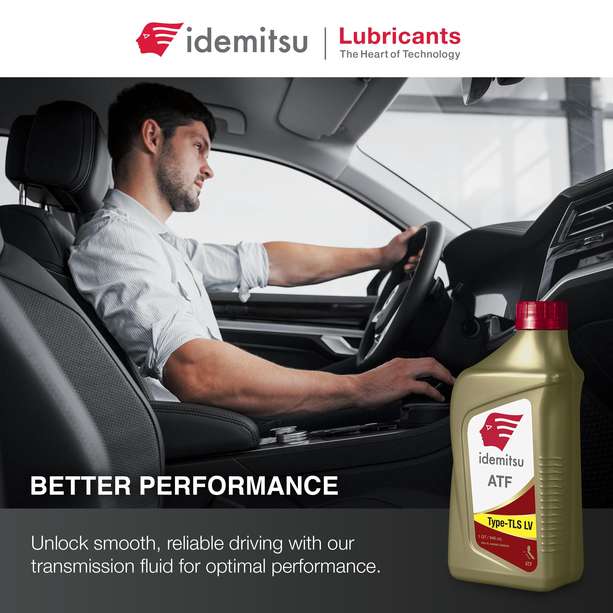 Idemitsu back label with specs and directions for proper use