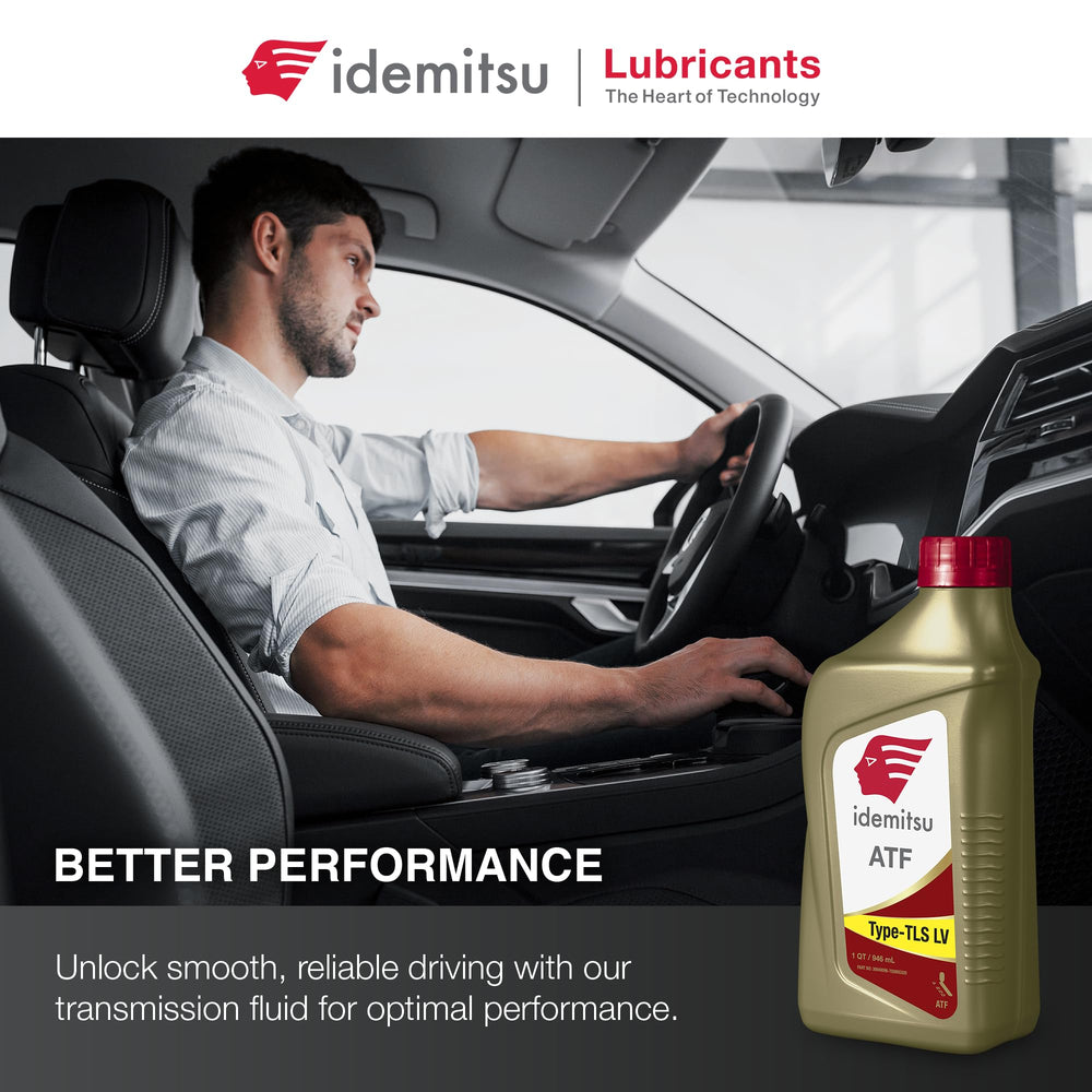 Idemitsu back label with specs and directions for proper use