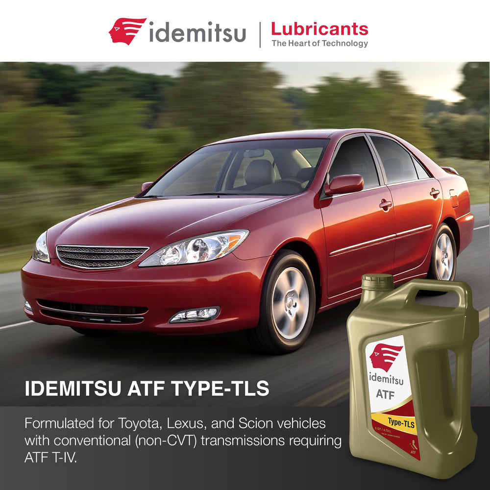 Idemitsu pouring ATF into funnel showing accurate fluid transfer benefit