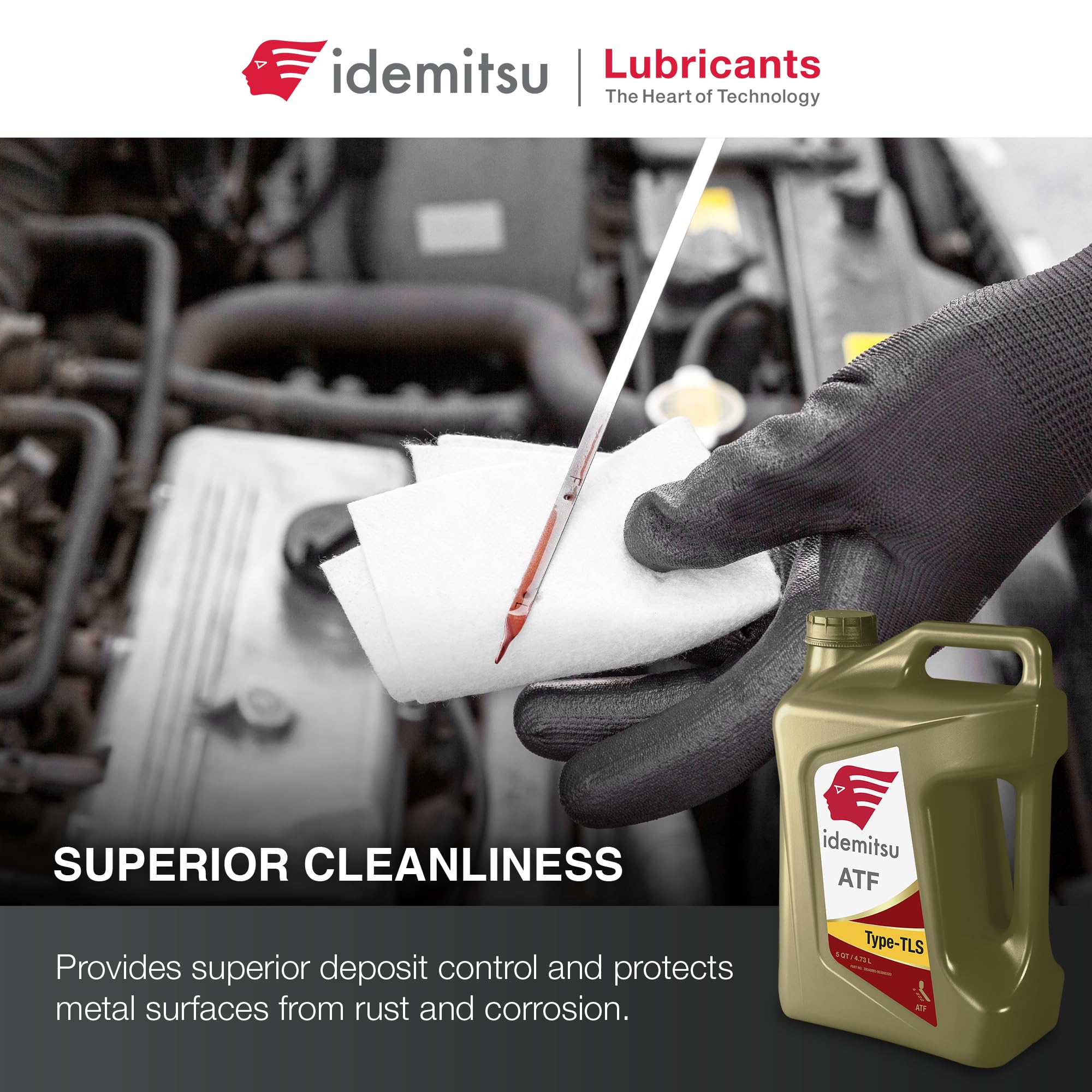 Idemitsu graphic highlighting seal compatibility to reduce leaks