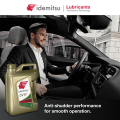 Idemitsu oil texture close-up, showing clear fluid and consistent viscosity