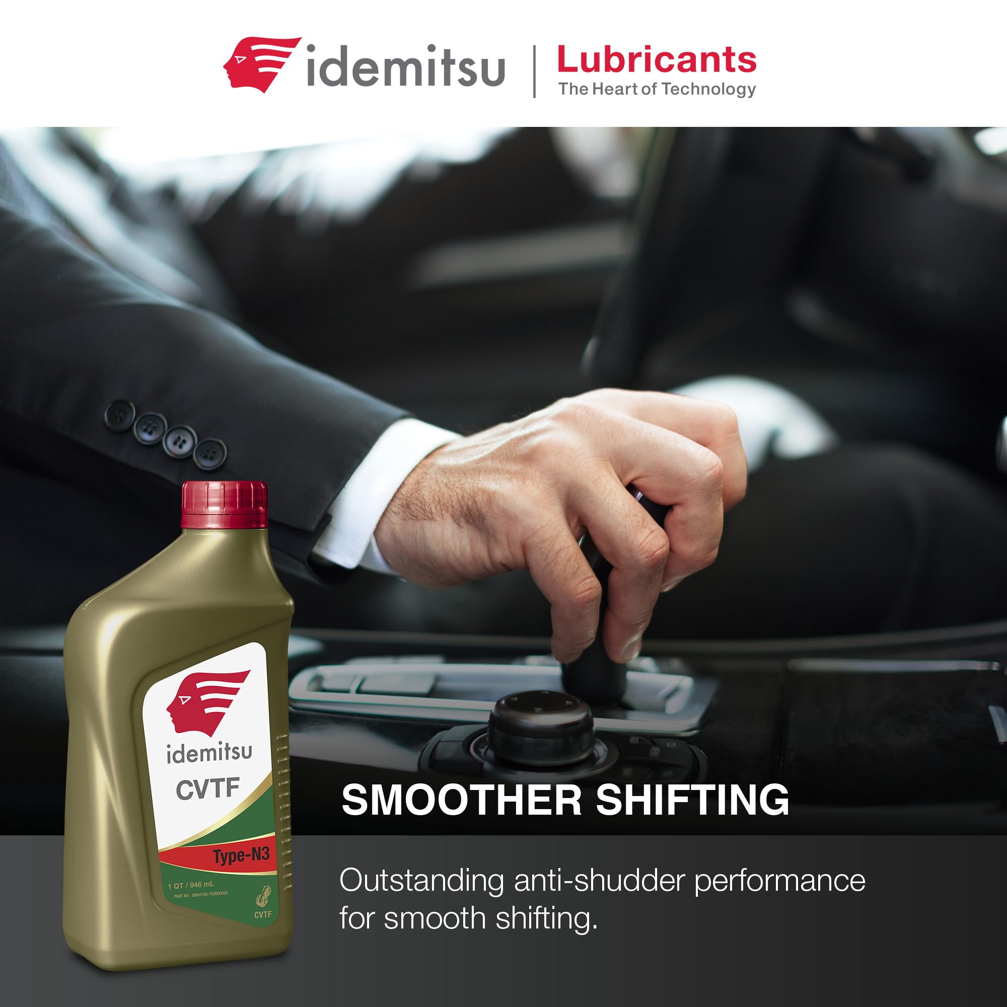Idemitsu fluid texture sample with smooth sheen showing thermal stability and clean performance