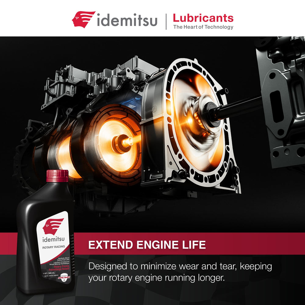 Idemitsu premix being poured into a gas tank demonstrating simple application
