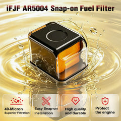 iFJF mounted on tractor fuel system demonstrating direct-fit compatibility benefit