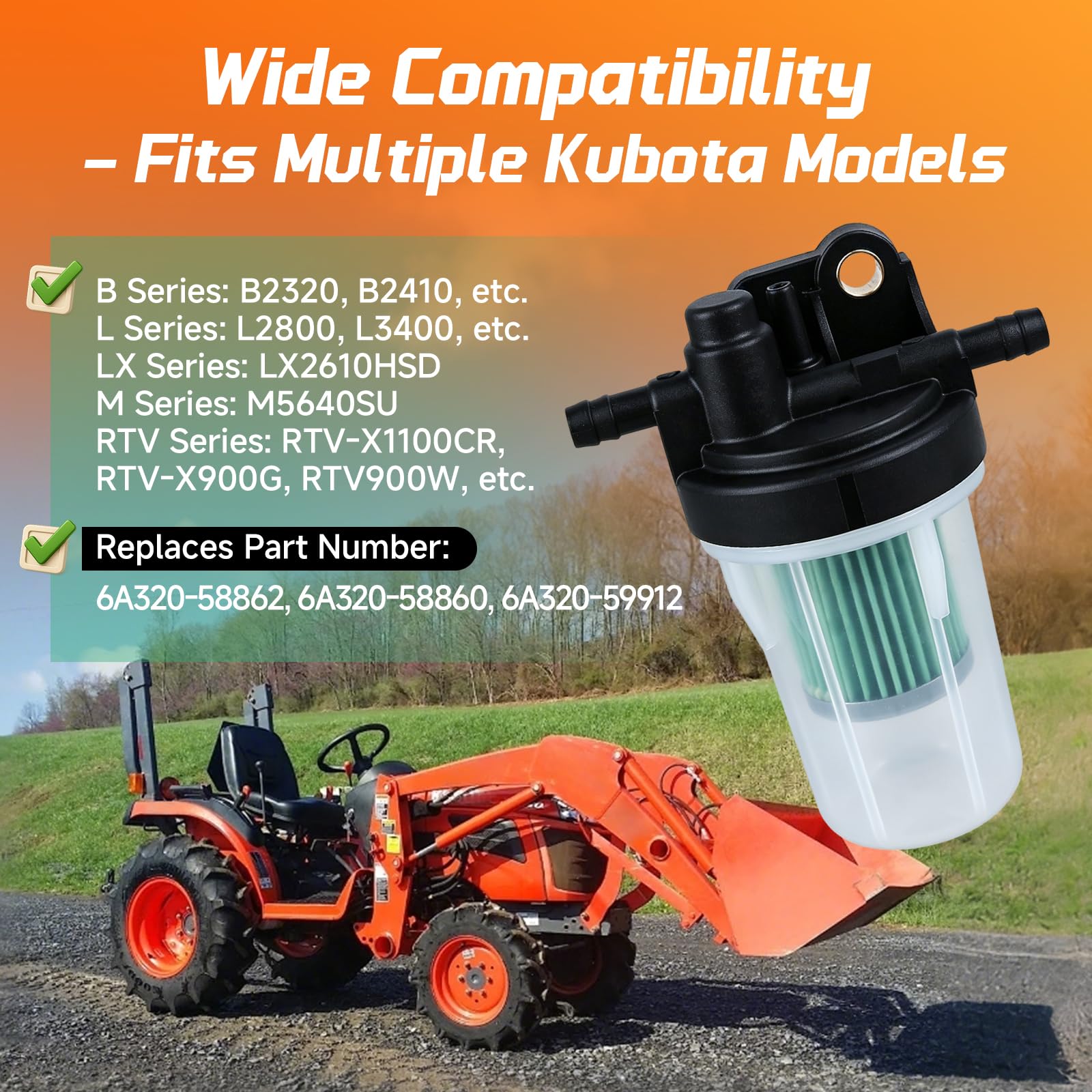 iFJF clear plastic bowl closeup providing visible fuel condition and quick checks