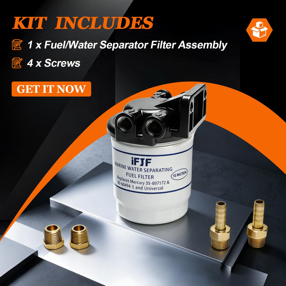 iFJF filter held in hand to show scale and ergonomics for workshop handling