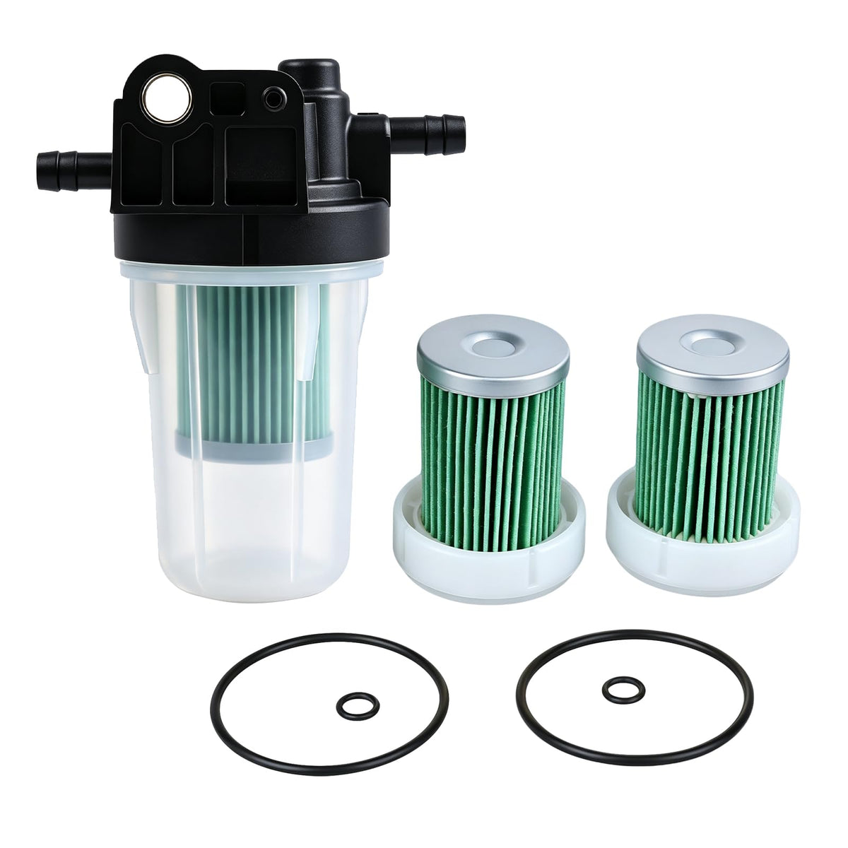 iFJF front view of complete fuel filter assembly showing ready replacement benefit
