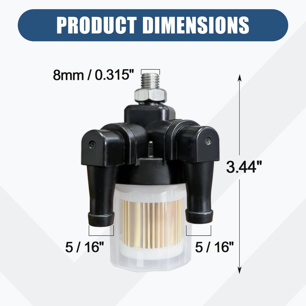 iFJF detail of 8mm barb connector for secure 5/16" hose attachment benefit