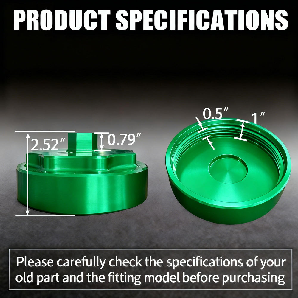 iFJF close-up of cap threads showing precision machining for leak prevention