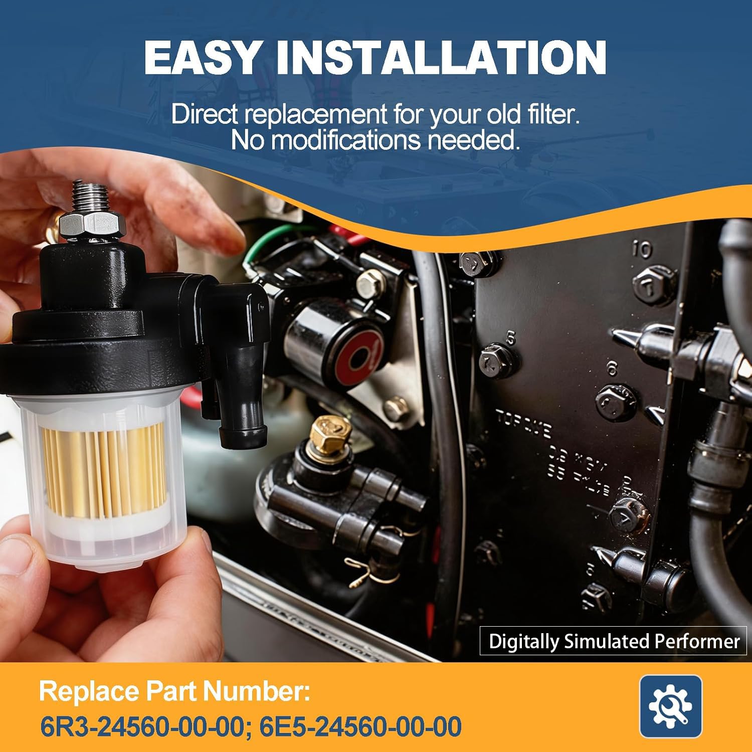 iFJF view of filter element for quick inspection and maintenance benefit