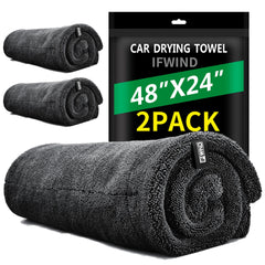 IFWIND folded towels front view showing size and neat packaging benefit