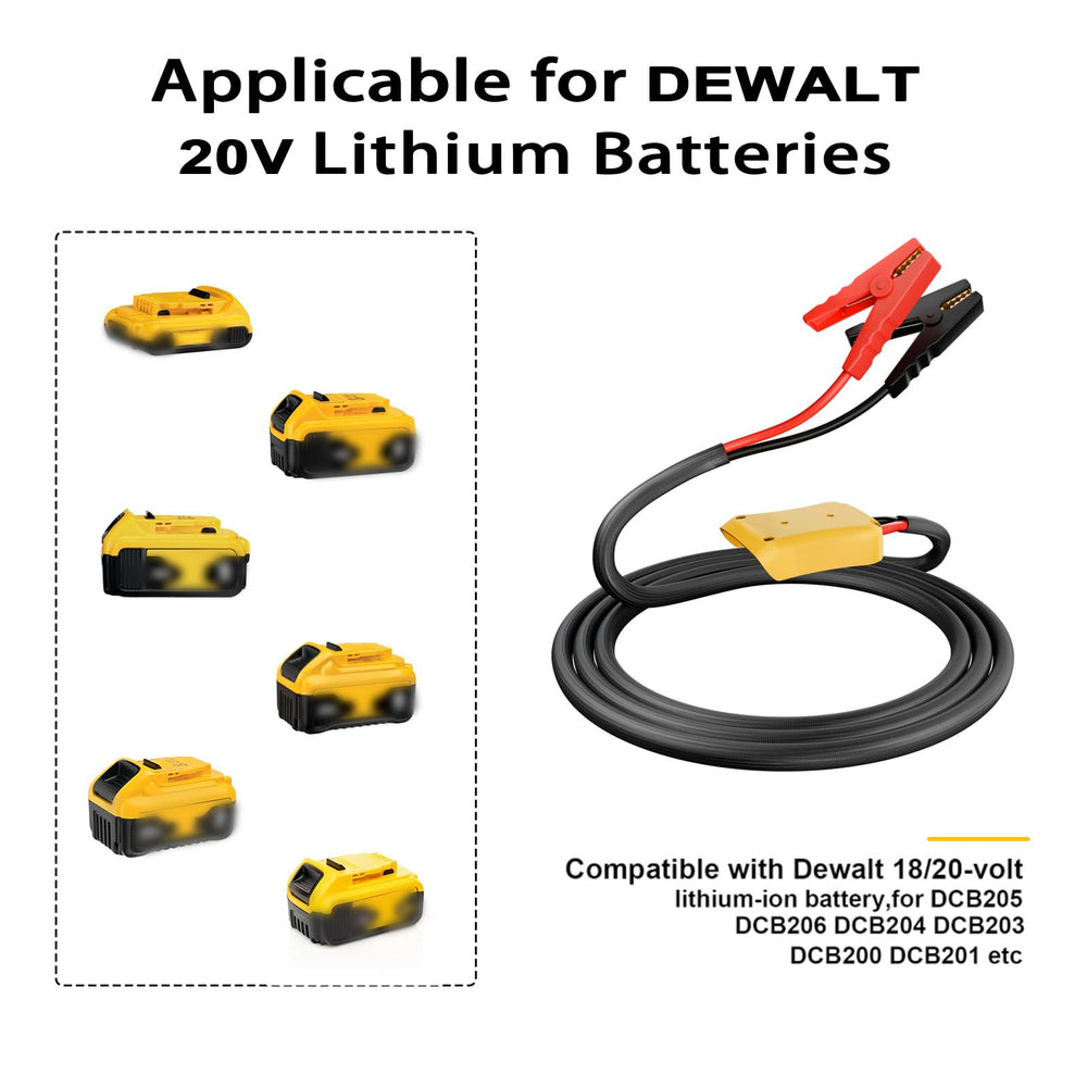 IIXWUQ connected to a car battery in use, providing quick roadside starting power