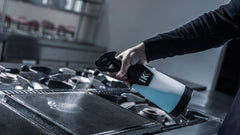 IK Goizper sprayer in use during automotive detailing providing consistent coverage
