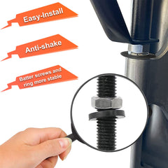 iKer side fixed rods forming triangular support to reduce mirror shake