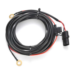 iKer harness front connector close-up showing fit and easy plug-in benefit