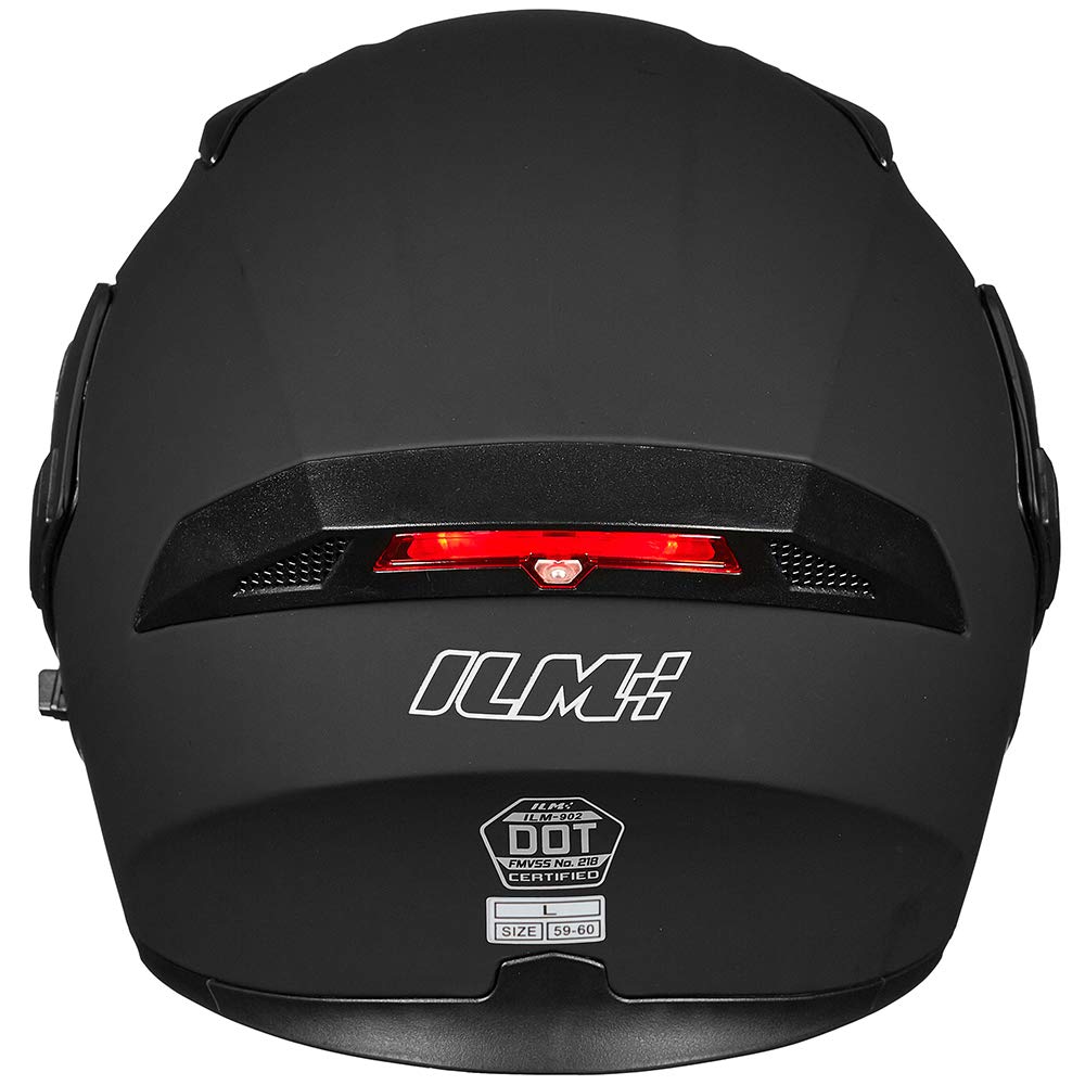ILM helmet near a shoe for scale showing size and fit clarity for buyers