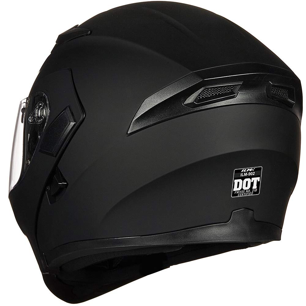 ILM helmet on motorcycle showing real-world size and balance