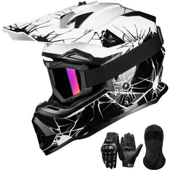 ILM WS901 front view helmet showing shell and chin guard for road-legal protection