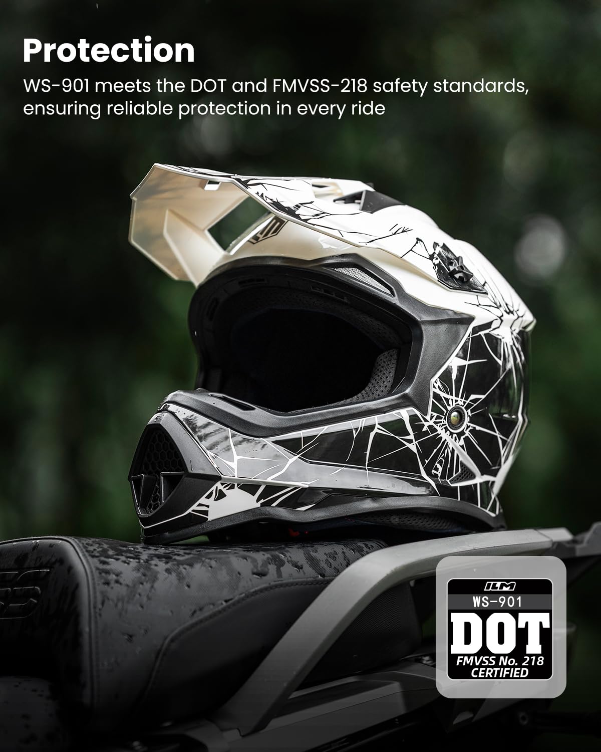 ILM removable inner liner closeup for breathable comfort and easy washing