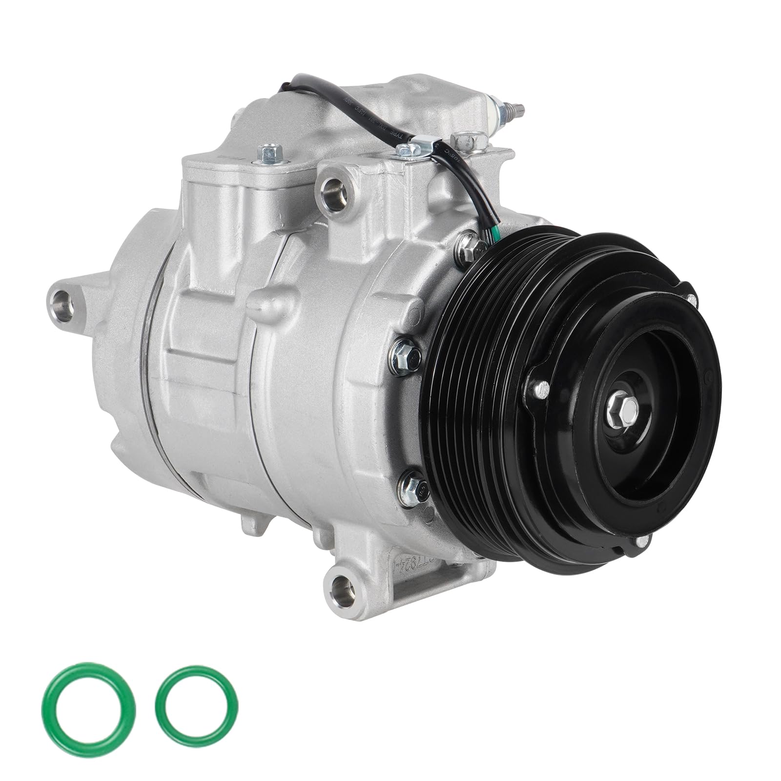 ILONPA front view of compressor showing mounting points and benefit precise fit