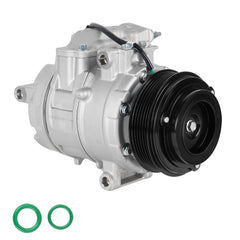 ILONPA front view of compressor showing mounting points and benefit precise fit