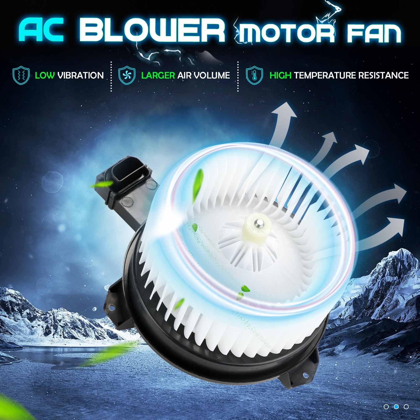 ILONPA blower motor impeller detail showing fan blades for consistent cabin airflow