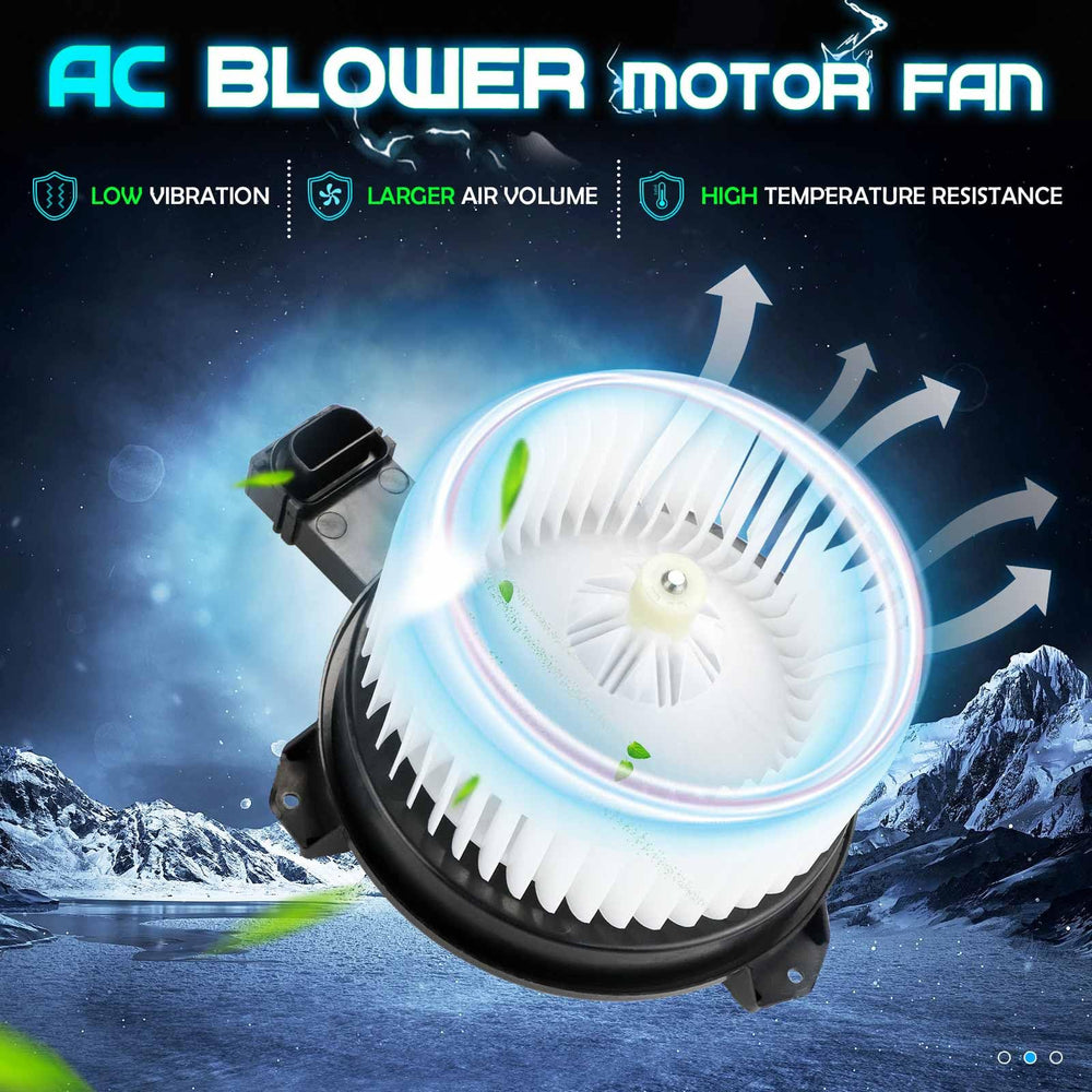 ILONPA blower motor impeller detail showing fan blades for consistent cabin airflow