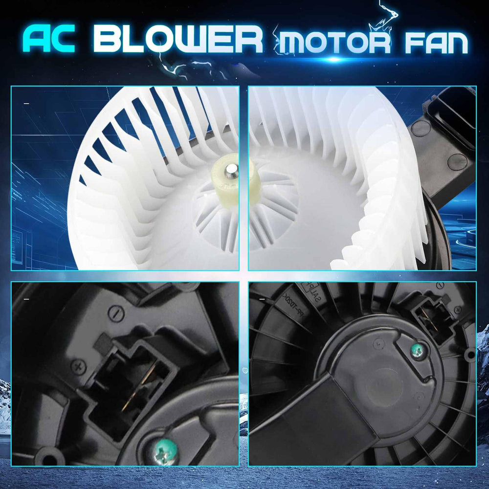 ILONPA blower motor installed in vehicle HVAC cavity demonstrating correct fitment